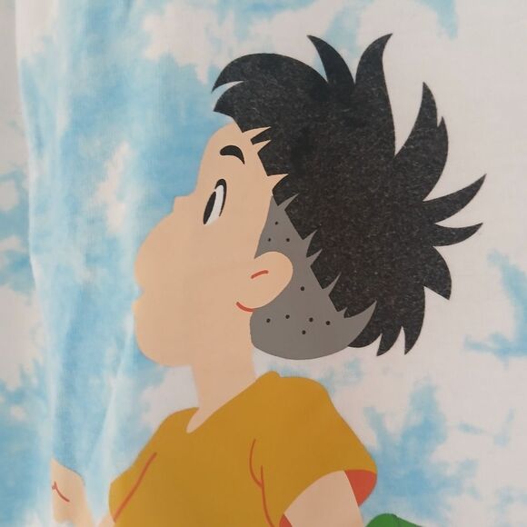 Men's Ponyo x Studio Ghibli X Anime X Rare HTF Tie-Dye T-Shirt Studio Graphic - Picture 7 of 10